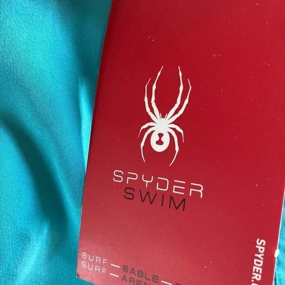 Spyder Heatseal Logo Pocket Swim Shorts NWT